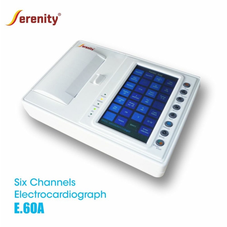 Alat ECG EKG 6 Channel SERENITY E.60A ECG 6 Chanel Digital / Electrocardiograph