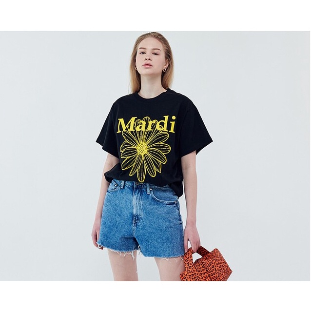 kaos cewe gambar bunga keren mirdi baju oblong