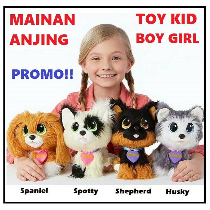 MAINAN ANAK BONEKA DOG ANJING HEWAN RUMAH KESAYANGAN ANAK GIRL BOY PEREMAPUAN / ACTION FIGURE adopsi