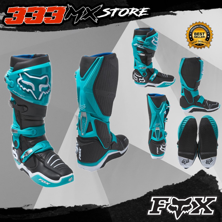 BOOTS FOX INSTINCT TEAL SEPATU BOOT FOX INSTINCT TEAL ORIGINAL