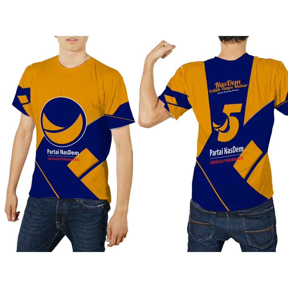 Kaos Partai Nasdem / Kaos Partai Nasdem Keren / Kaos Partai NAsdem Nasional demokrat