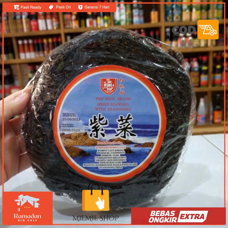 

Red Boat Cicai/ Rumput Laut Kering 50gr