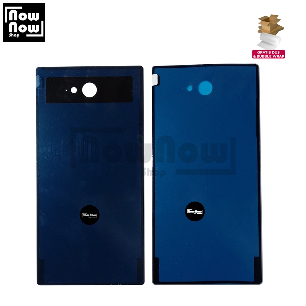 Backdoor Tutup Belakang Baterai Sony M2 / M2 Aqua / M2 Dual D2303 D2305 D2306 D2403 D2406 D2302 Backcover Back Casing Housing Cover Belakang Back Case Panel Replacement