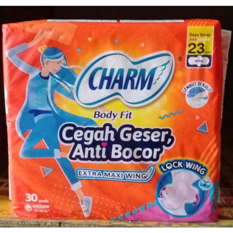 Charm Body fit Maxi wing isi 30pcs