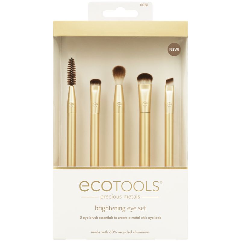 Ecotools Precious Metals Brightening Eye Set kuas wajah mata makeup 20002600