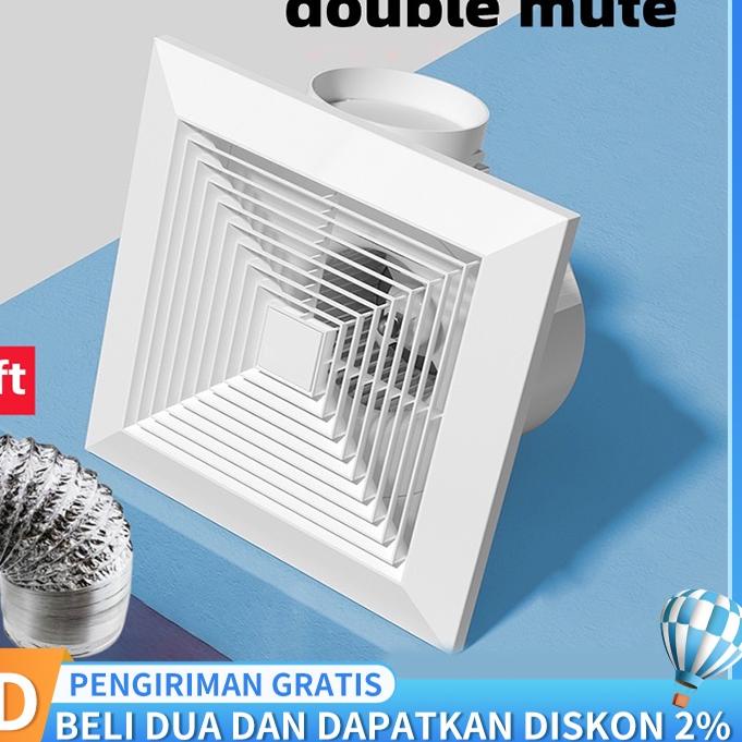 ♪ Exhaust fan Plafon 12inch/10inch /8 inch exhaust fan dapur /exhaust fan dinding Rumah Toilet Dapur