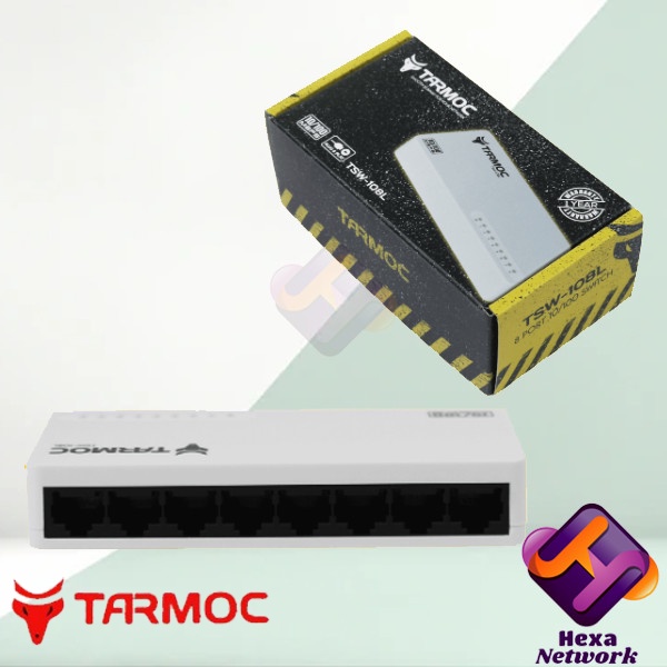 Tarmoc TSW-108L Switch Unmanage 8 port 10/100Mbps Plastic Case