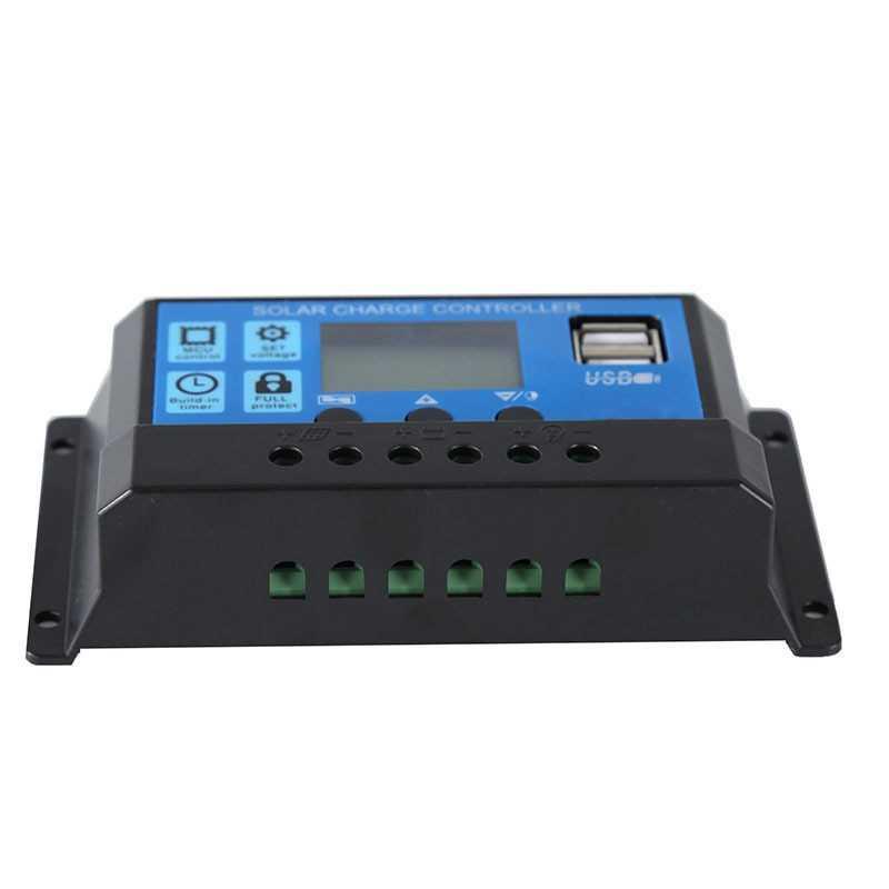 Solar Charge Controller PWM Automatic Recognize 12V/24V 20A/30A/40A - SY4024HD - Blue