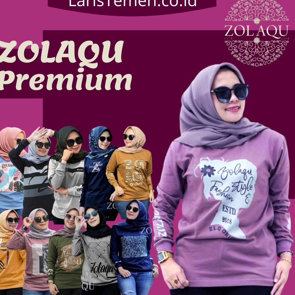 READY kaos zolaqu (07) baju kaos atasan zolaqu zolaku jolaku jolaqu senam olahraga original ori prem