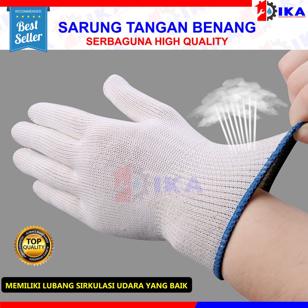 SARUNG TANGAN BENANG / BANGUNAN / SERBAGUNA / MULTIFUNGSI / BAGUS MURAH