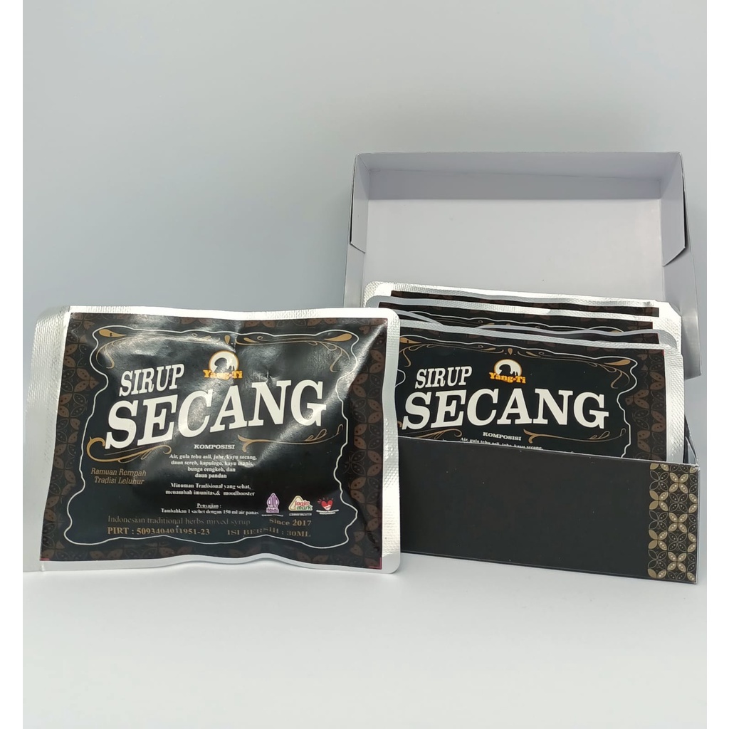 

SIRUP EKSTRAK SECANG YANG-TI SACHET 30ML ISI 5