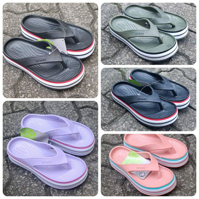 CROCS PLATFORM FLIP III FASHION SEMI WEDGES 3cm