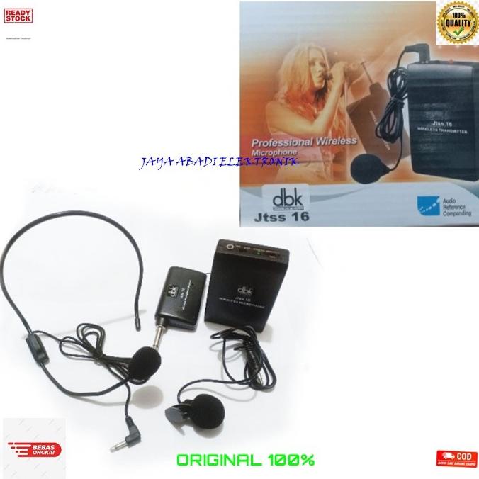 MIC WIRELESS CLIP ON BANDO HEADSET MIK WIRELES JEPIT KLIP dj