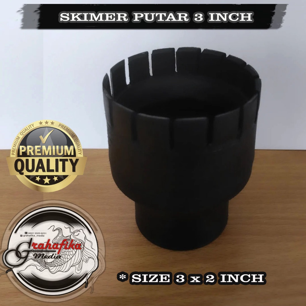 SKIMMER PUTAR 3 INCH / SKIMER KOLAM KOI / SKIMER PUTAR / FLOATING SKIMER 100 % WORK