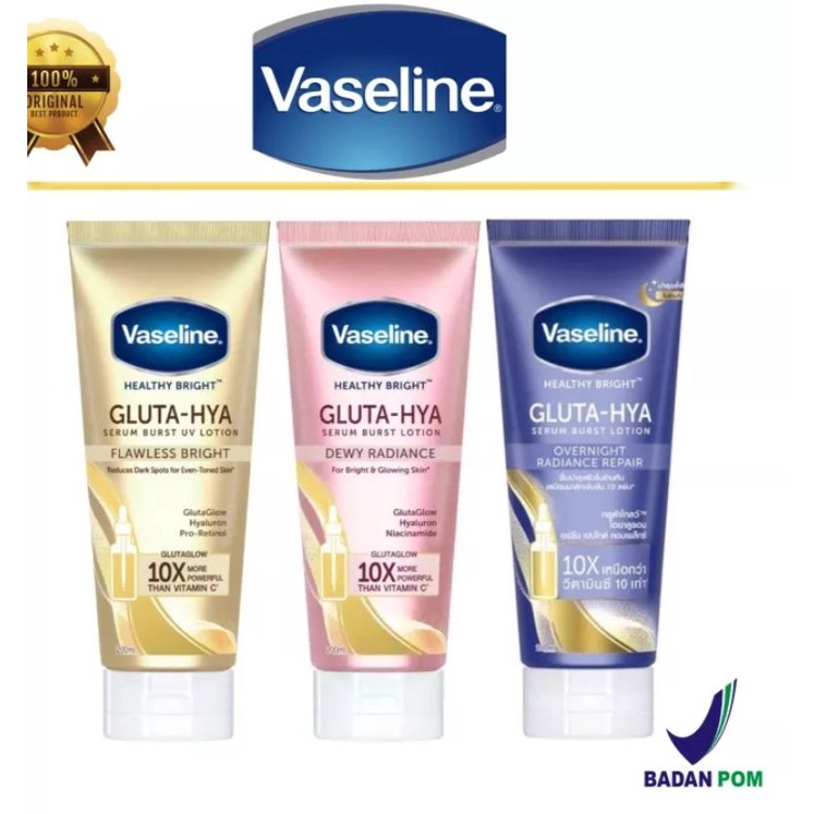 vaseline gluta hya overnight 330ml
