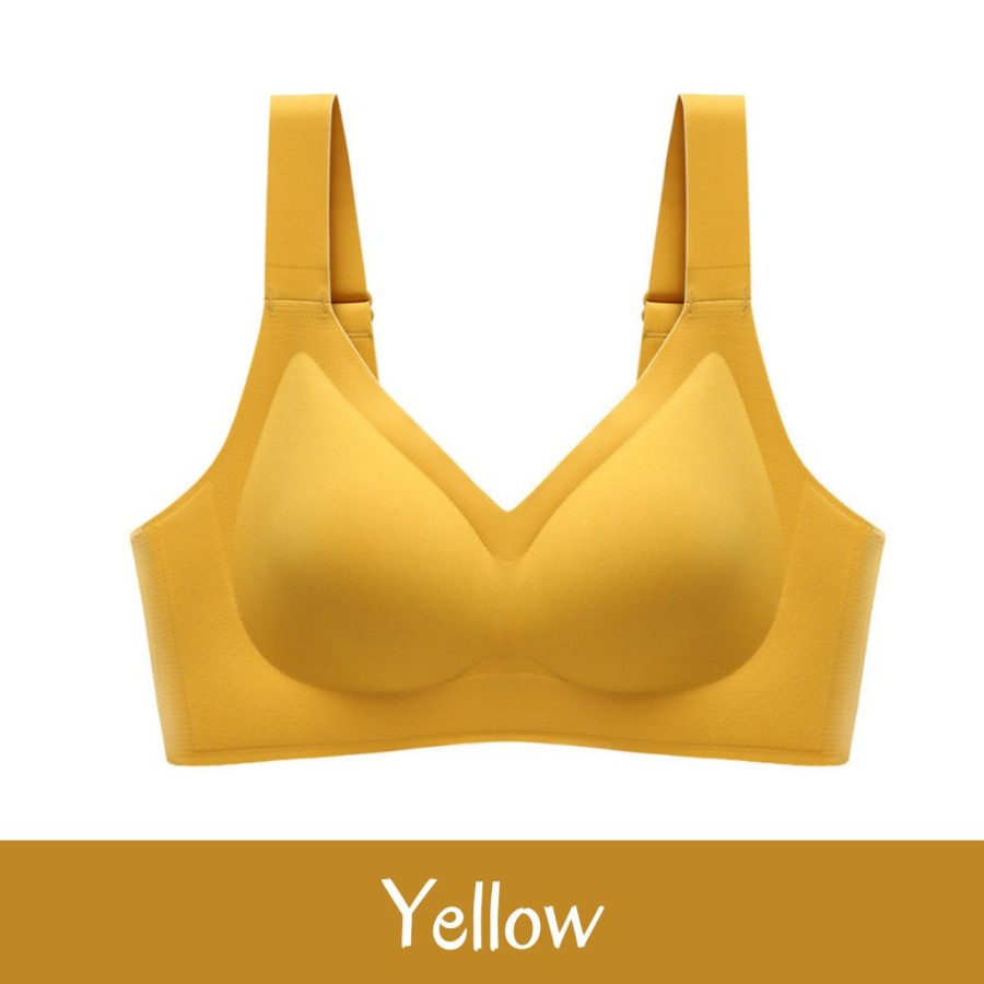 Bra Seamless Push Up Bra Tanpa Kawat TALI LEBAR