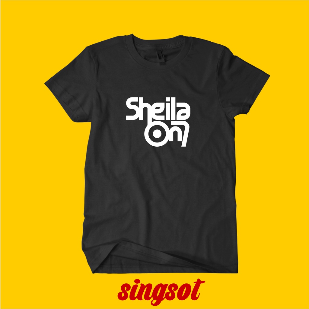 KAOS SHEILA ON7 MERCHANDISE KAOS LOGO SHEILA ON7 KAOS BAND