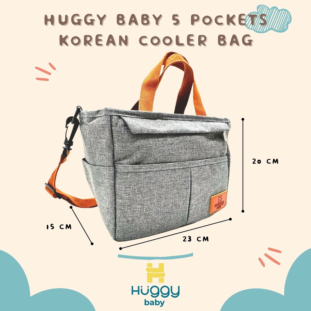 Huggy Baby BAG05 5 Pockets Korean Cooler Bag B101020