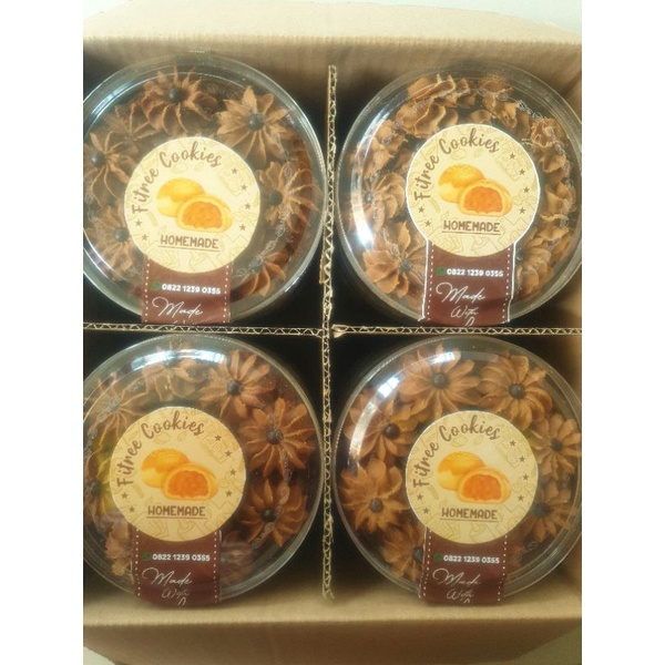 

kue mawar coklat MURAH GROSIR 12 toples