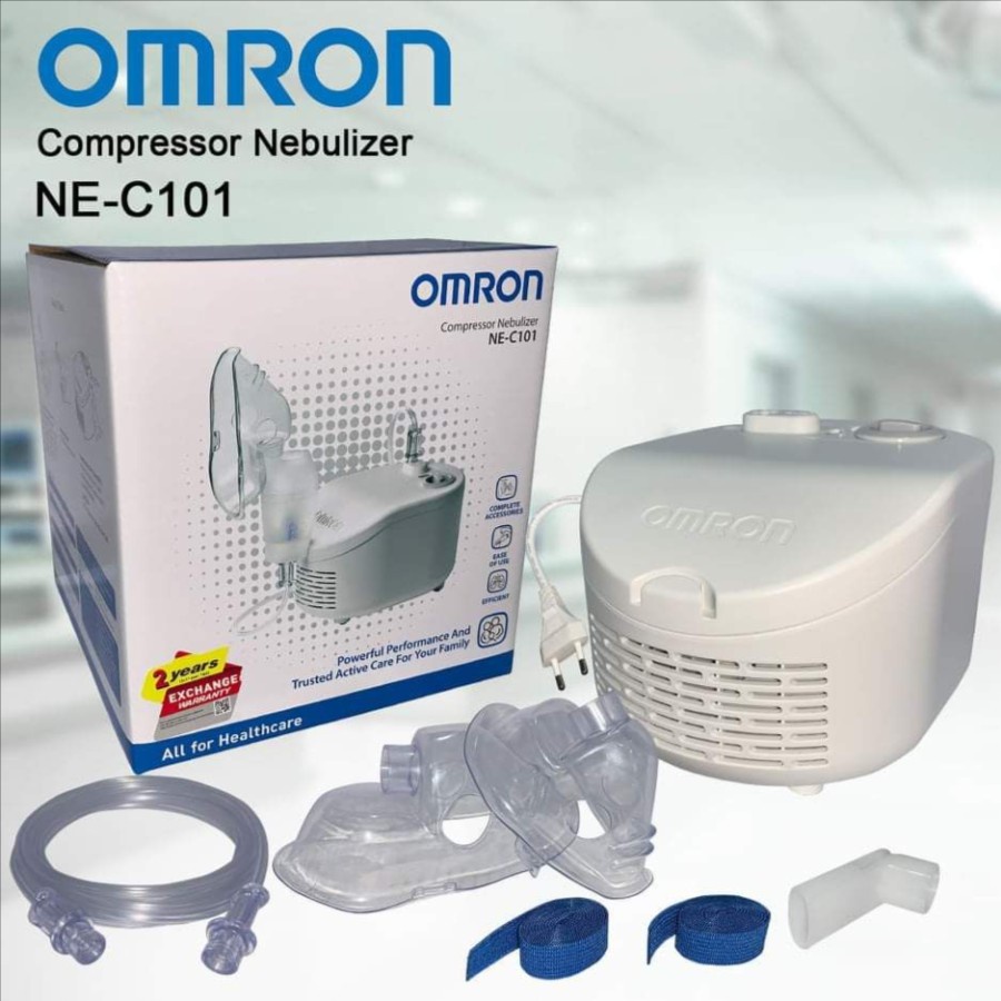 Omron Nebulizer NE-C101 - Alat Bantu Pernapasan Portable
