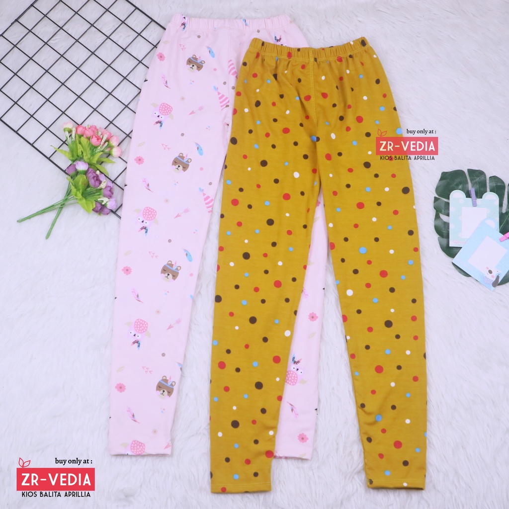 [IMPORT] Legging Nara uk 12-15 Tahun / Leging Motif Ketat Panjang Premium Anak Perempuan Celana Kiosbalitaaprillia