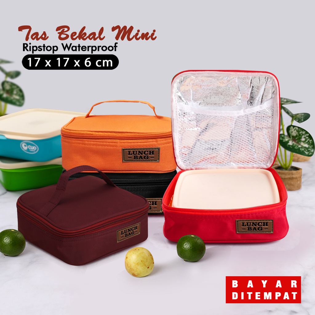 Tas Bekal Makanan Lunch bag Lolly Cooler bag Murah Lunch box set Tempat Makanan lapis aluminium foil