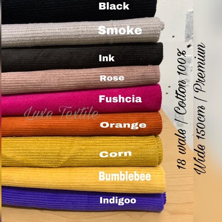 Termurah  Kain corduroy | Corduroy Katun | Kain katun corduroy