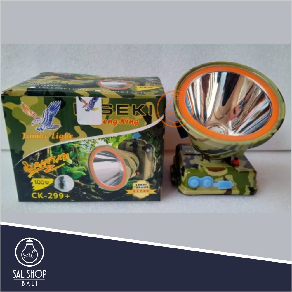 Senter Kepala LED Super Terang Kiseki CK299+