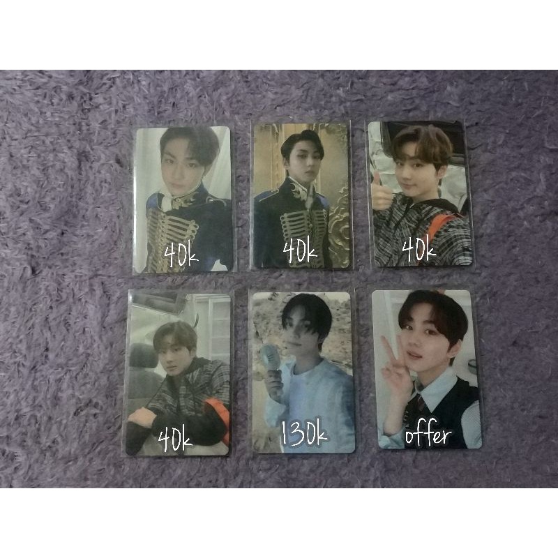 PHOTOCARD JUNGWON HAKANAI SOLO JACKET DD LD M2U BDC UP DOWN