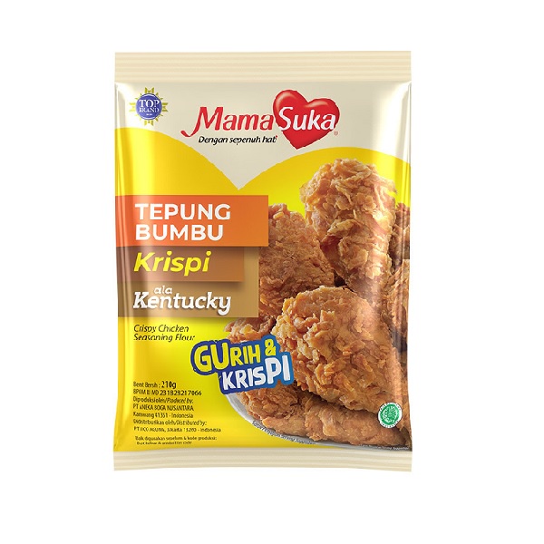 

MAMASUKA TEPUNG BUMBU ALA KENTUCKY 210 GR