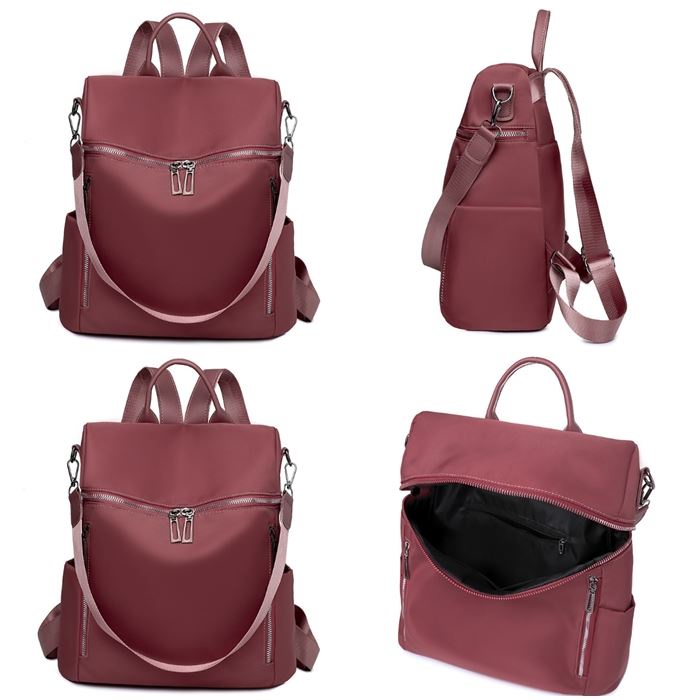 GI 8050 RISCE TAS RANSEL MULTIFUNGSI IMPORT WANITA CEWEK PEREMPUAN JAKARTA BATAM NYLON JTF