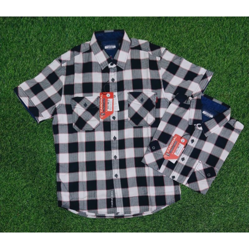 BAJU CARDINAL ORIGINAL KEMEJA PRIA CARDINAL ORI POLOS KOTAK PRINTING TERBARU