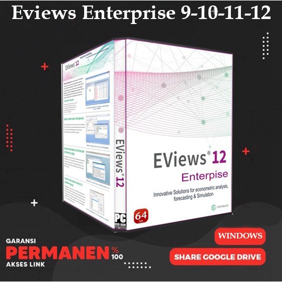 Eviews Enterprise 12/11/10/9 Full Version Lifetime