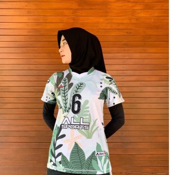 ➫ Jersey Voli Cewek Kaos Voli Cewek Fullprinting ➬