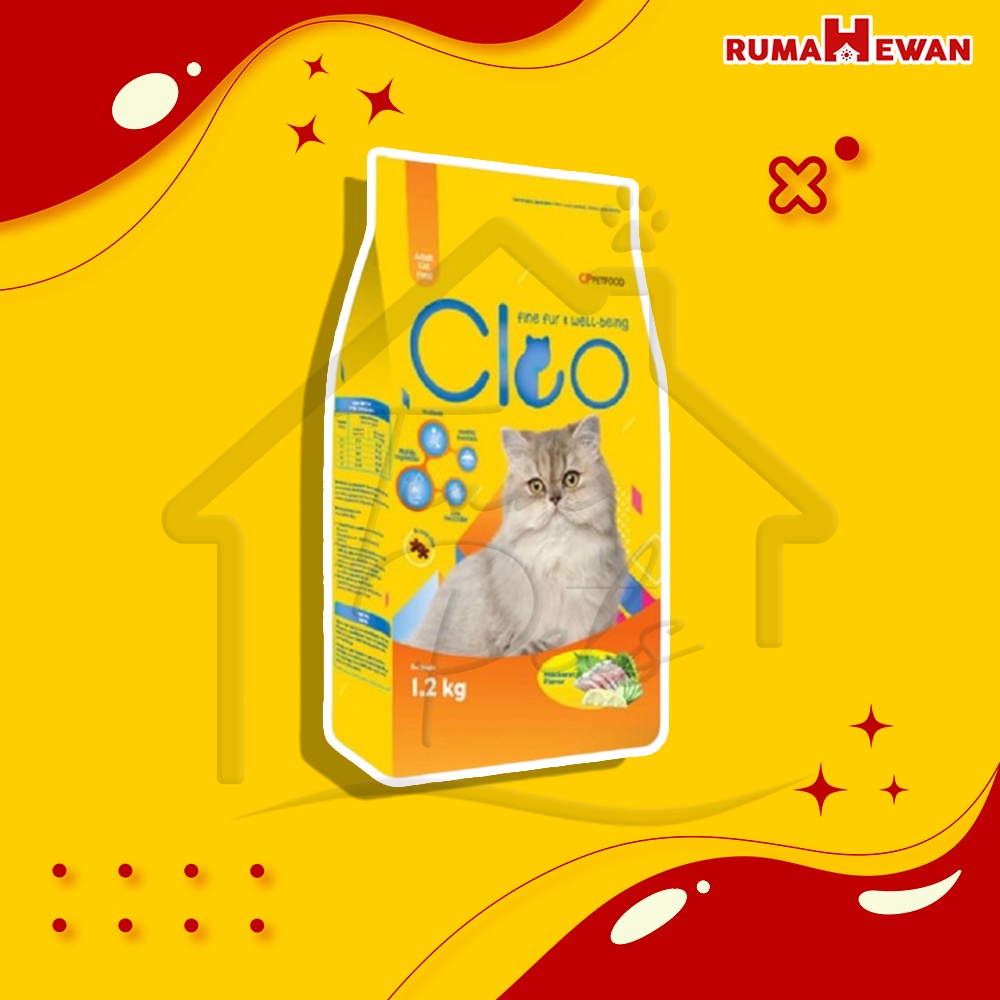 Cleo Adult Freshpack All Varian 1,2 Kg / Makanan Kucing Dewasa 1,2Kg