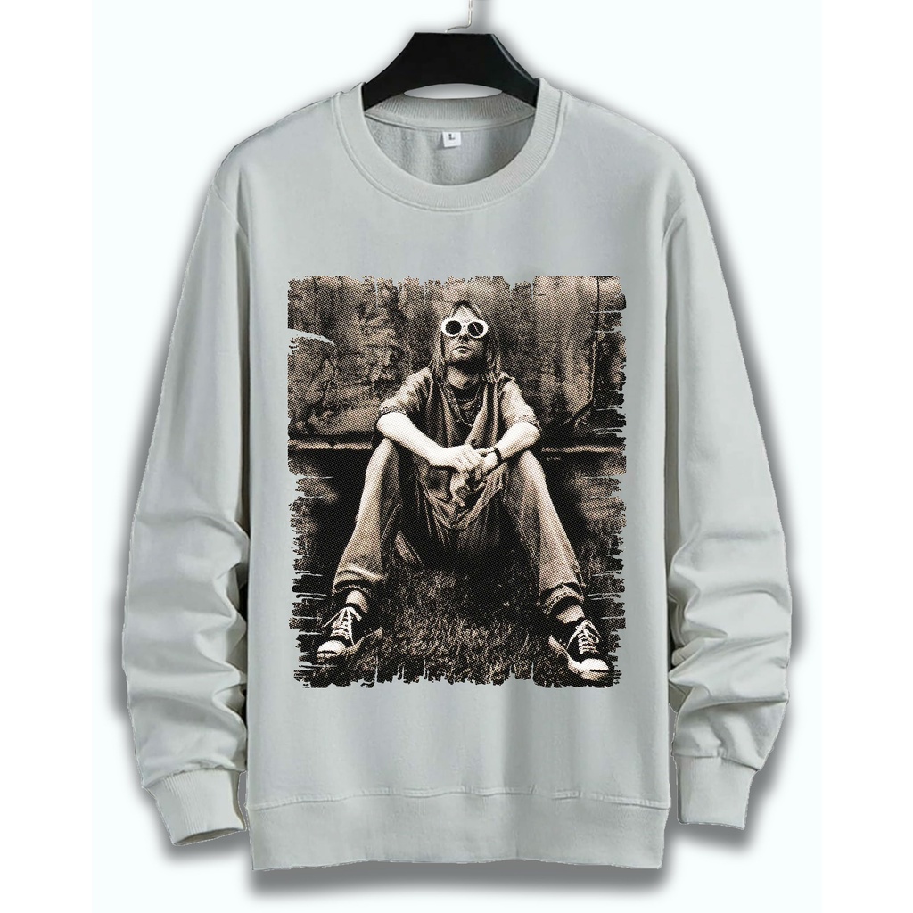 SWEATER UNISEX NIRVANA PRIA DAN WANITA SWEATER JUMBO
