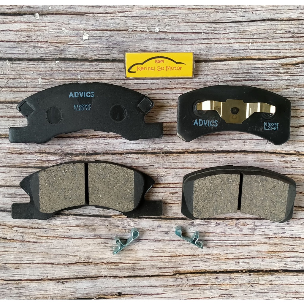 BRAKE PAD KAMPAS REM DEPAN AGYA AYLA MANUAL MIRAGE AISIN ADVICS B1N239