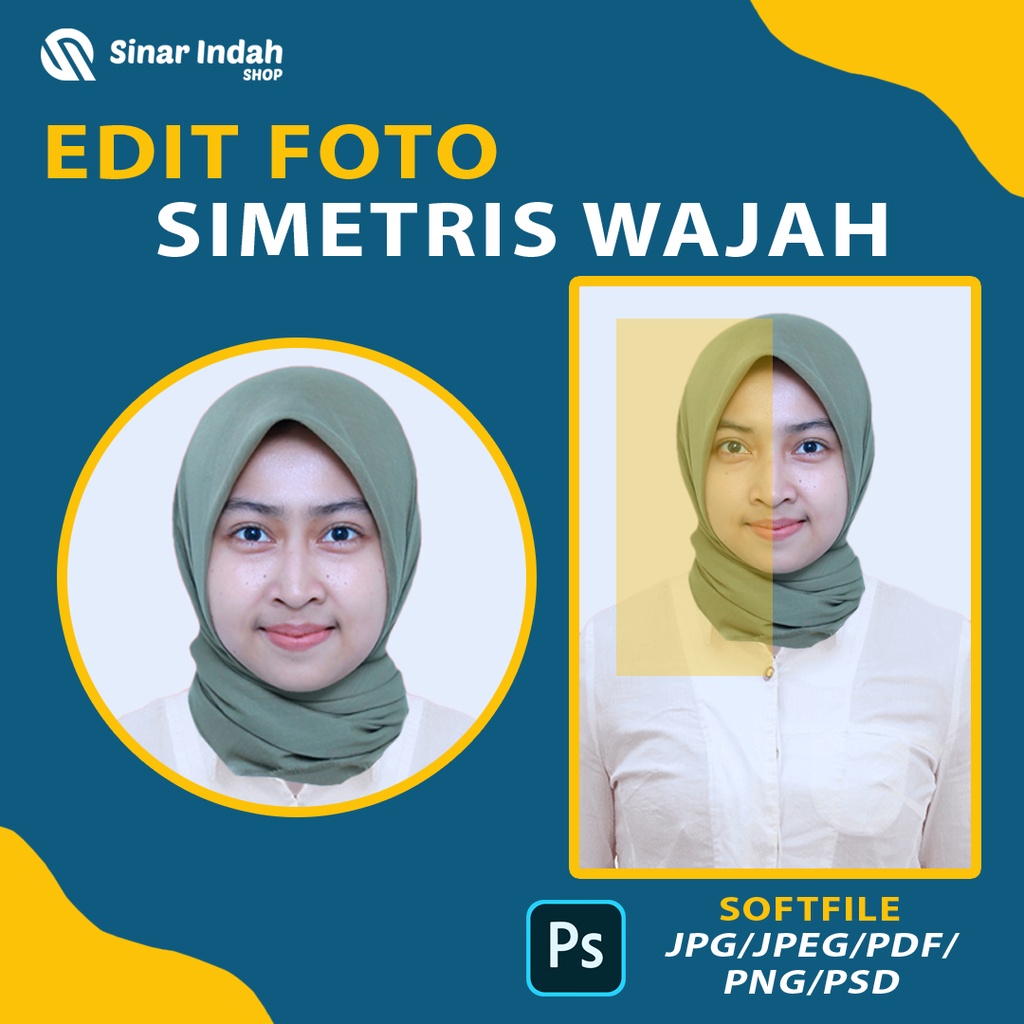 Edit Simetris Wajah