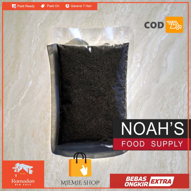 

TEPUNG WIJEN HITAM BLACK SESAME POWDER 500G BUBUK WIJEN HITAM 500 G