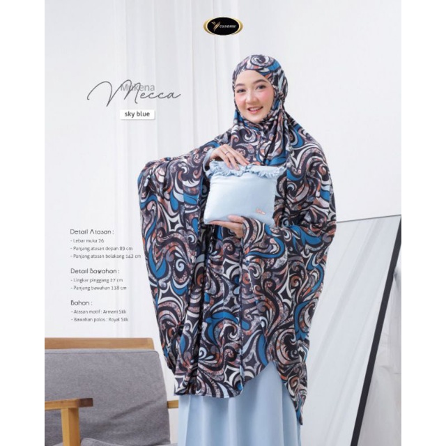 MUKENA MECCA ORI TERBARU YESSANA PRAYER SET