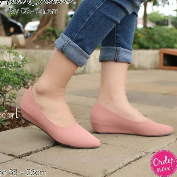 Harga Termuraah Fsb - Sepatu Basic Wedges Wanita (My 03 - Series)