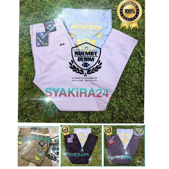 Harga Termurah NUEMBY DENIM CELANA CHINO CELANA PANJANG Super premium quality CELANA PRIA