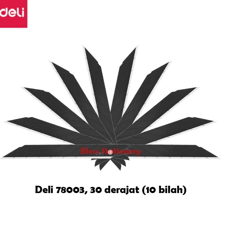 

[COD] FG56 Deli isi cutter 30 derajat HITAM isi ulang cuter runcing HITAM BLACK 30 Degree Cutter Blade Refill 8tvyj