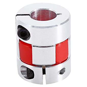 [HAEBOT] Shaft Flexible Coupler XB 6.35x10mm D30 L40 CNC 6.35 x 10mm Coupling Mesin Penghubung Shaft Plum Nema Fleksibel Aluminium Motor Konektor As Poros