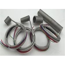 HEATER SPIRAL COIL HOTRUNER INDUSTRI KABEL ISI 5, 230V/220V DIAMETER DALAM CUSTOM NOTE