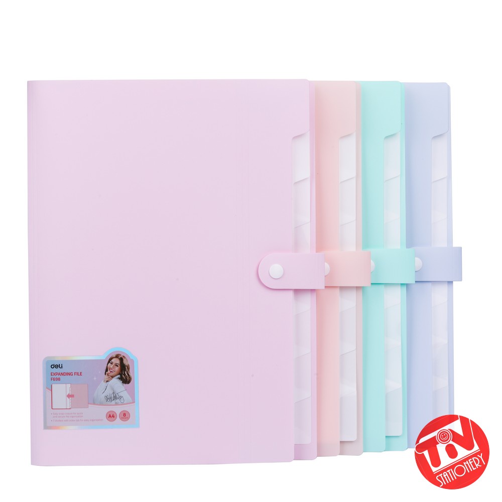 

[DELI X AGNEZ MO] Deli Expanding File / Tas Dokumen / Map Harmonika A4 8 Slot CF698