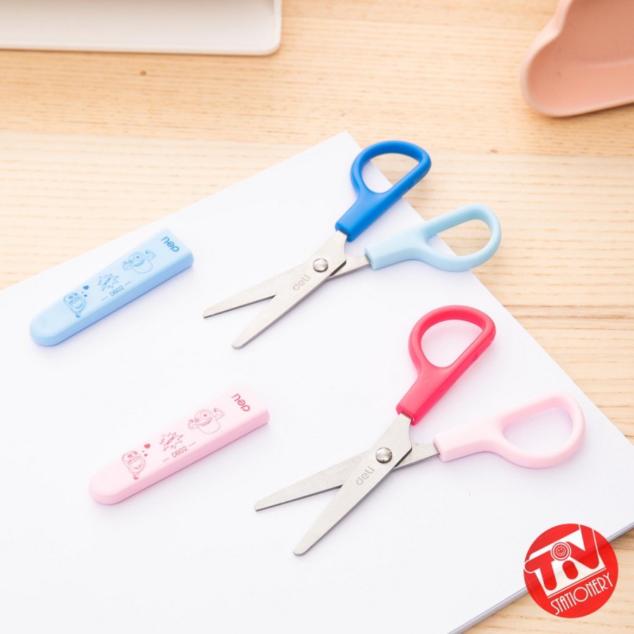 

Gunting Anak Deli 60200 Bumpees 121 mm Round Tip + Cover