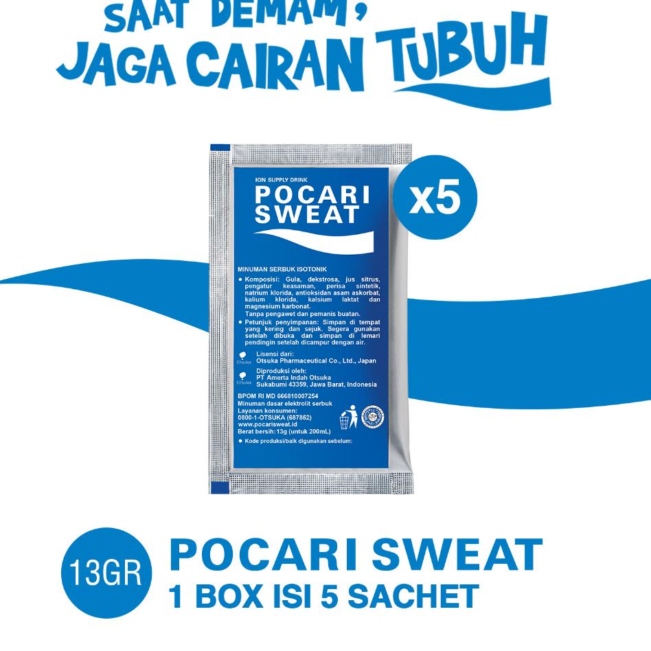 

『PENJUALAN CEPAT』⚡BEST SELLER⚡ POCARI SWEAT SACHET 13gr 1 Box (5 sachet)