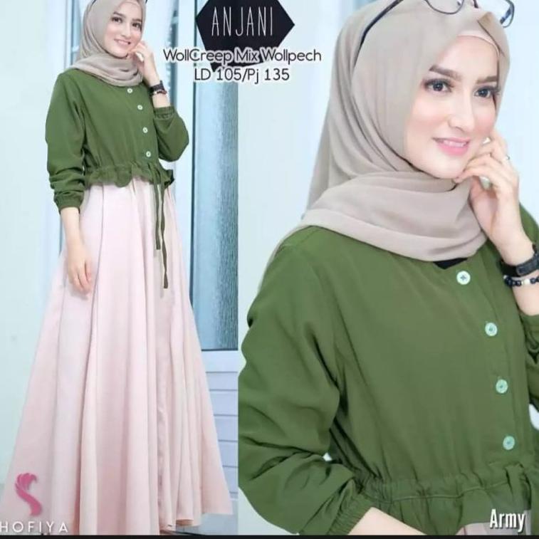 MURAH gamis Anjani dress