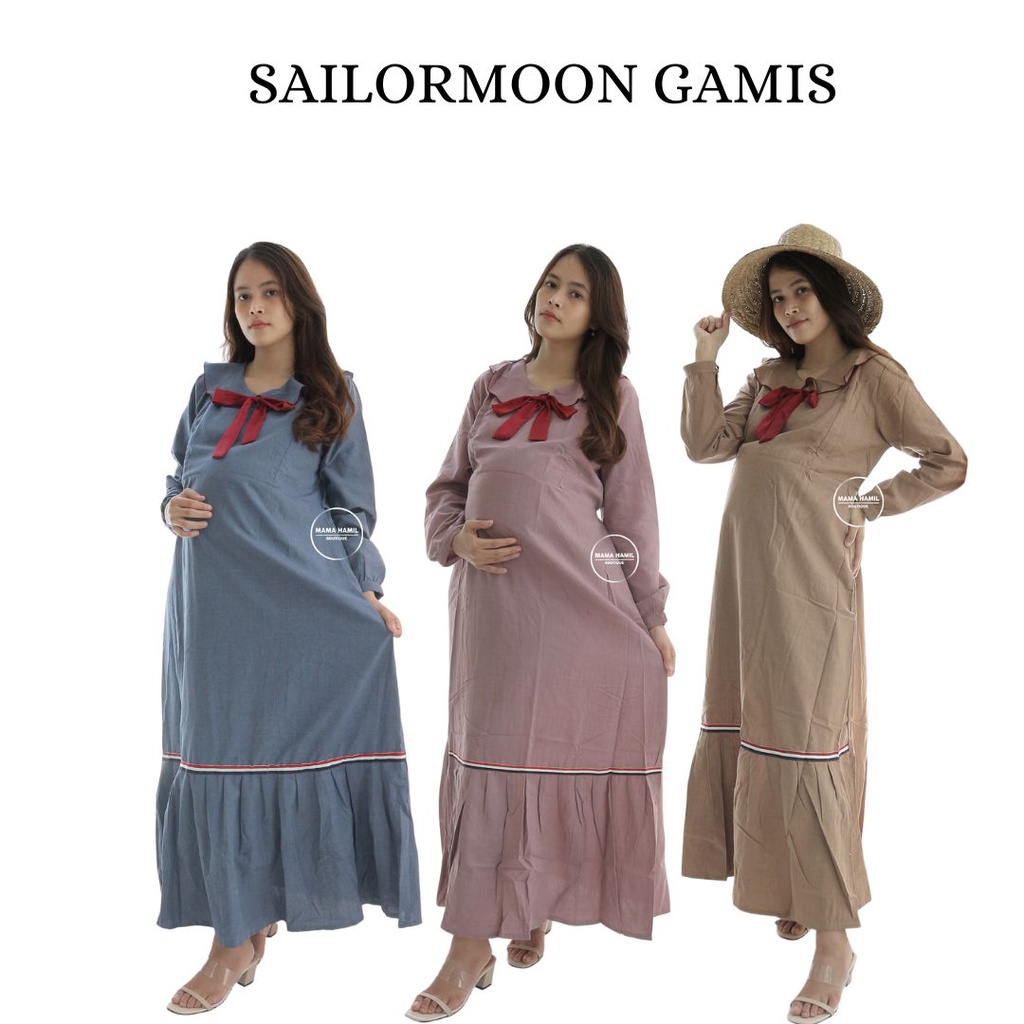 NINGAYU Baju Wanita Gamis Hamil Menyusui SAILORMOON Gamis - GMS 264